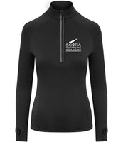 Scotia Trampoline Academy Adult Cool 1/2 zip top