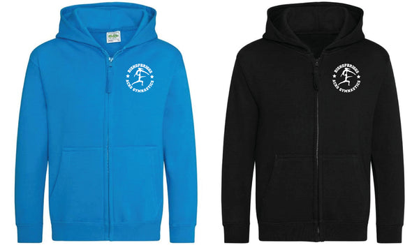 Bishopbriggs Acro Club Logo Zipper